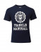 FRANKLIN AND MARSHALL Logo Tee Navy