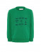 NAME IT Letter Printed Long Sleeved Blouse Green