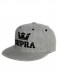 SUPRA Above Snapback Hat Grey/Black