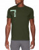 UNDER ARMOUR Run Tall Graphic Tee Olive