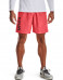 UNDER ARMOUR Woven Emboss Short Coral