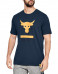 UNDER ARMOUR x Project Rock Above The Bar Tee Navy