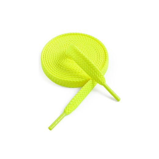BAMA Flat Laces Cotton Neon Green 120cm