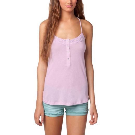 BERSHKA Lace Detail Top Pink