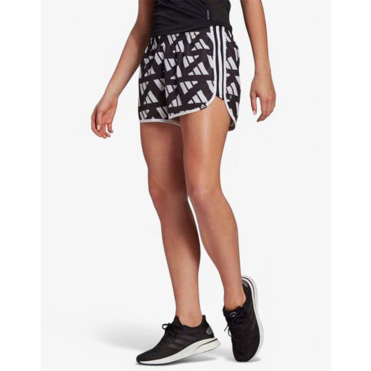 ADIDAS Marathon 20 Celebration Running Shorts Black/White