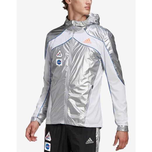 ADIDAS Marathon Nasa Space Hooded Jacket Matte Silver