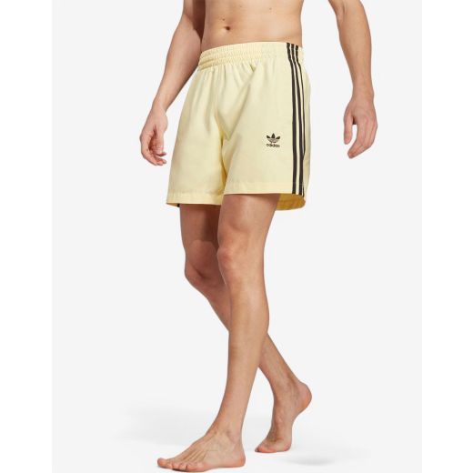 ADIDAS Originals Adicolor 3-Stripes Swim Shorts Yellow