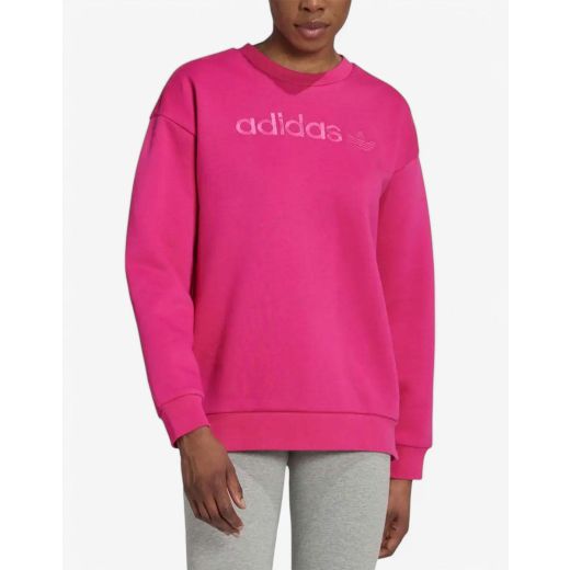 ADIDAS Originals Boyfriend Crew Sweatshirt Pink