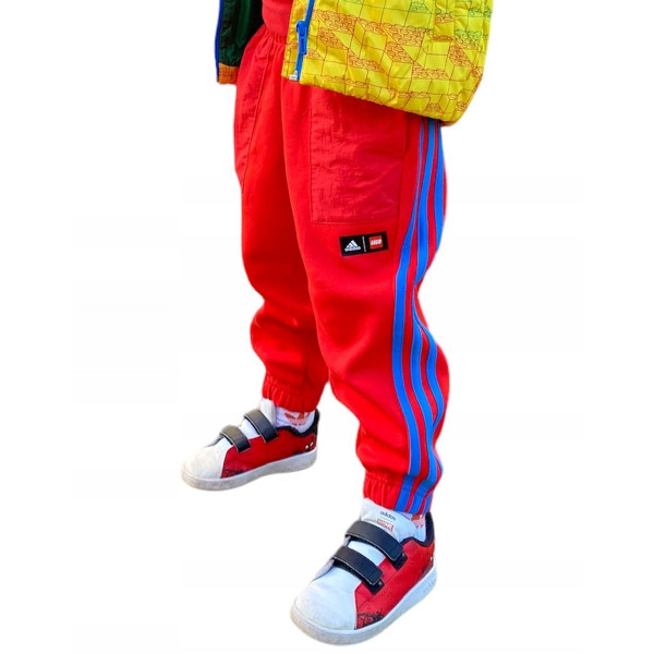 ADIDAS x Classic Lego 3-Stripes Pants Red – Adidas > Деца > Долнища