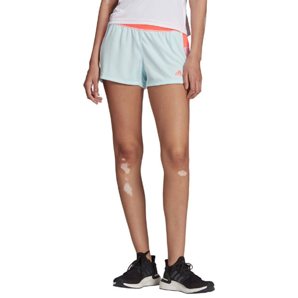 ADIDAS Pacer Colorblock Shorts Light Green