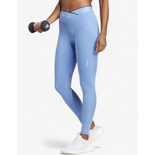 ADIDAS Performance Techfit V-Shaped Elastic 7/8 Leggings Blue