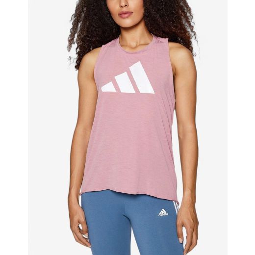 ADIDAS Training 3-Stripes Logo Tank Purple