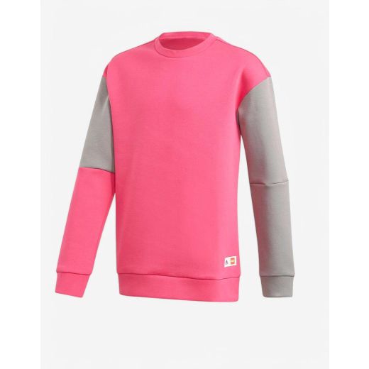 ADIDAS x Classic Lego Crew Sweatshirt Pink/Grey