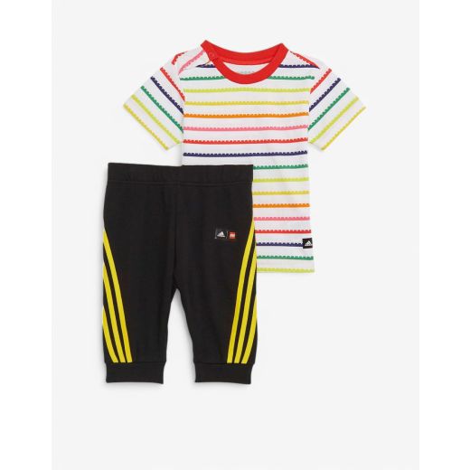 ADIDAS x Classic Lego Tee And 3/4 Pants Set White/Multi