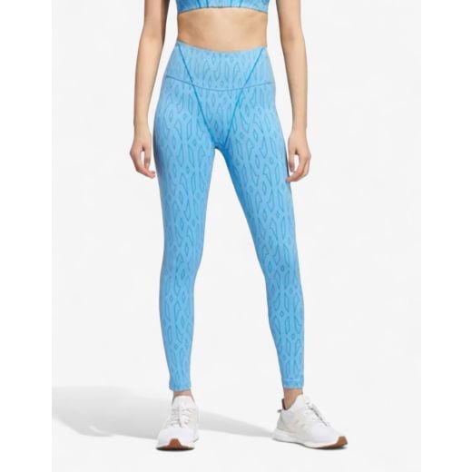 ADIDAS x Ivy Park Mesh Monogram Leggings Blue