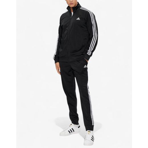 ADIDAS Basic 3-Stripes Tricot Track Suit Black