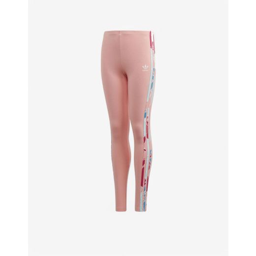 ADIDAS Originals 3-Stripes Floral Leggings Pink