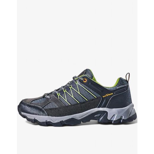 BLACK CREVICE Trekking Low Waterproof Shoes Grey/Green
