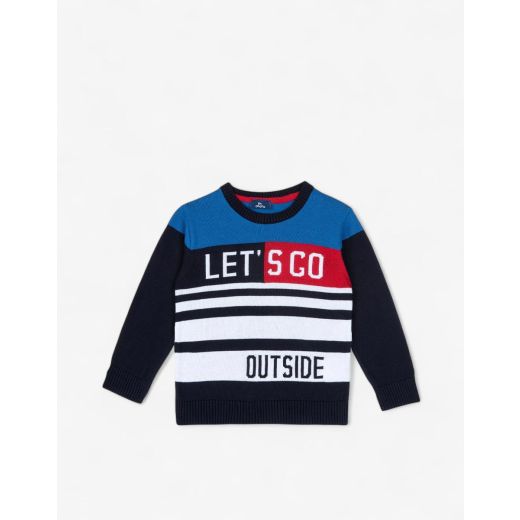 CHICCO Boys Sweatshirt Medium Blue