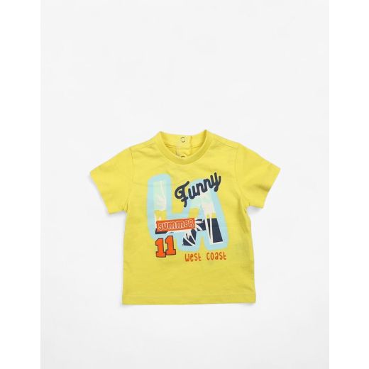 CHICCO Boys Tee Medium Yellow