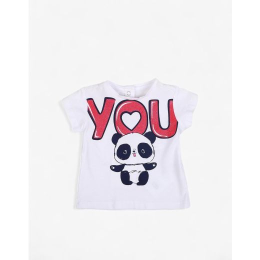 CHICCO Girls Tee White Printed