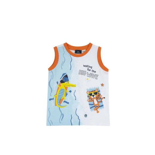CHICCO Boys Tank White/Multi