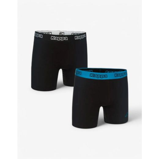 KAPPA 2-Pack Boxershorts Black/Blue