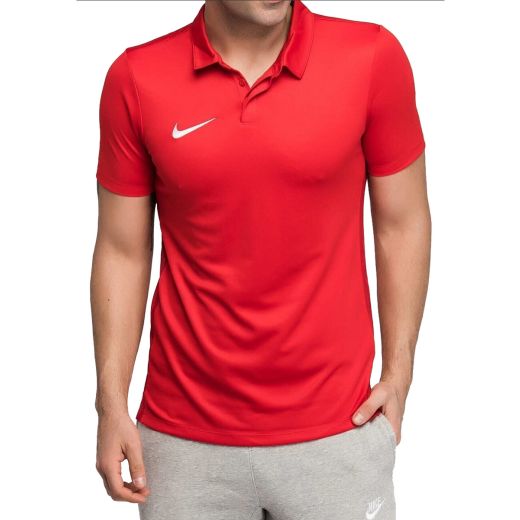 NIKE Dry Academy 18 Short Sleeve Polo Red