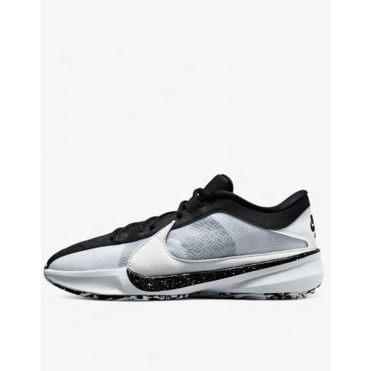 NIKE Zoom Freak 5 Basketball Shoes White/Black