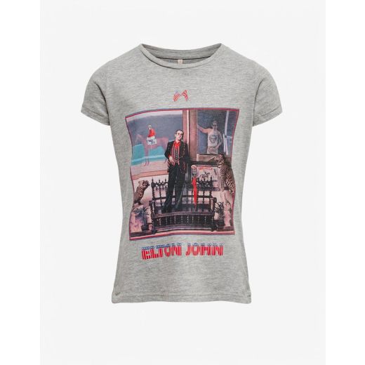 ONLY x Elton John Printed Tee Grey