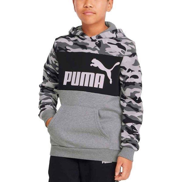 PUMA Essentials+ Camo Hoodie Black/Grey – Puma > Деца > Горнища