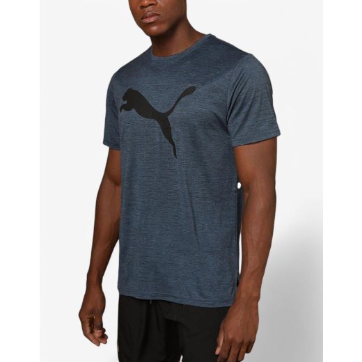 PUMA Favorite Heather Cat Training Tee Blue