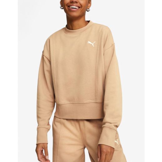 PUMA Her Crew Sweatshirt Beige