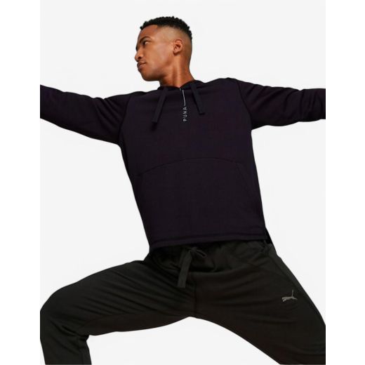 PUMA Studio Plastic-Free Training Hoodie Black