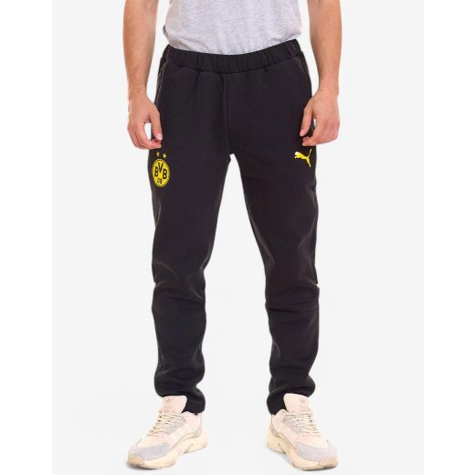 PUMA x Borussia Dortmund Football Casuals Pants Black/Yellow