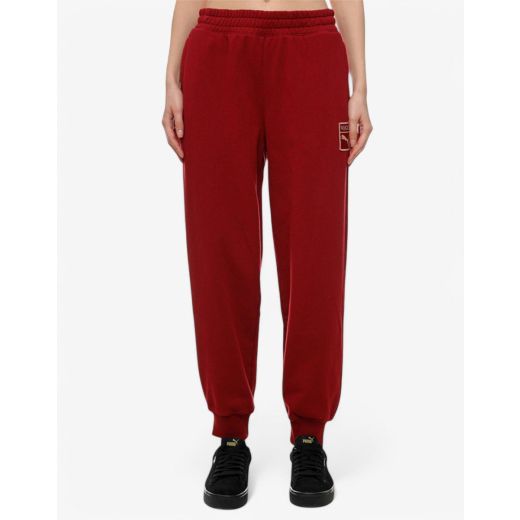 PUMA x Vogue Relaxed Fit Sweatpants Red