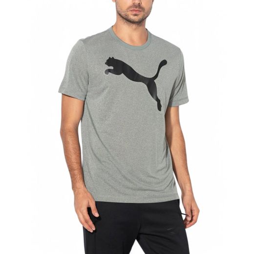 PUMA Active Big Logo Tee Grey