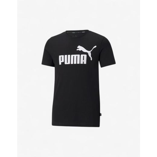 PUMA Essentials Logo Tee Black/White