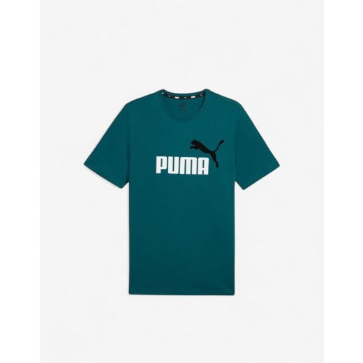PUMA Essentials Logo Tee Green
