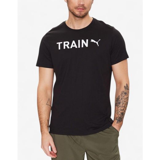 PUMA Graphic Training Tee Black