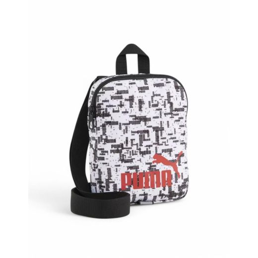 PUMA Phase All Over Printed Portable Bag White/Black