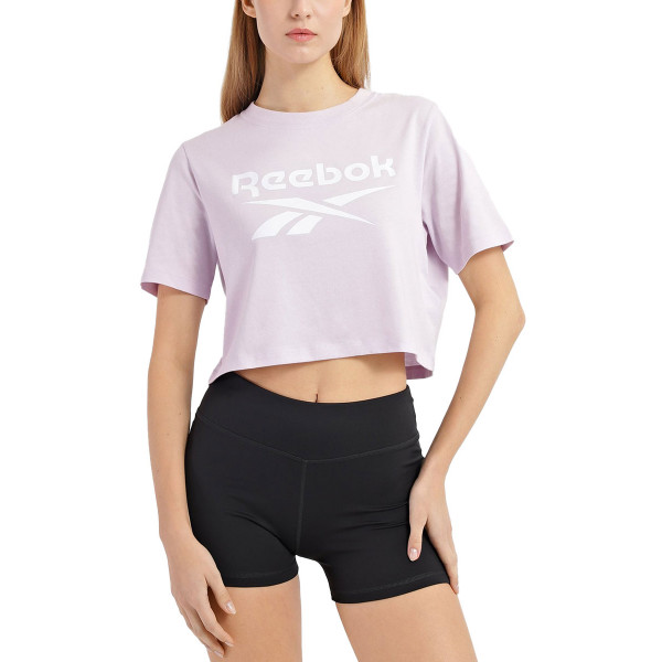 REEBOK Identity Crop Tee Purple – Reebok > Жени > Тениски