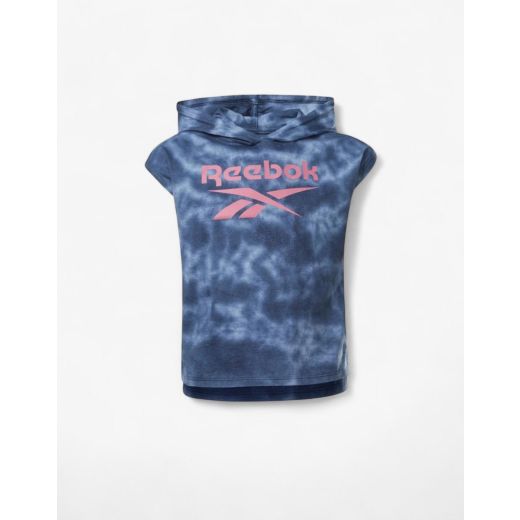 REEBOK Tie-Dye Hooded Tee Blue