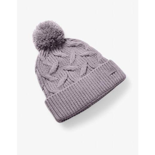 UNDER ARMOUR Around Town Pom Beanie Purple