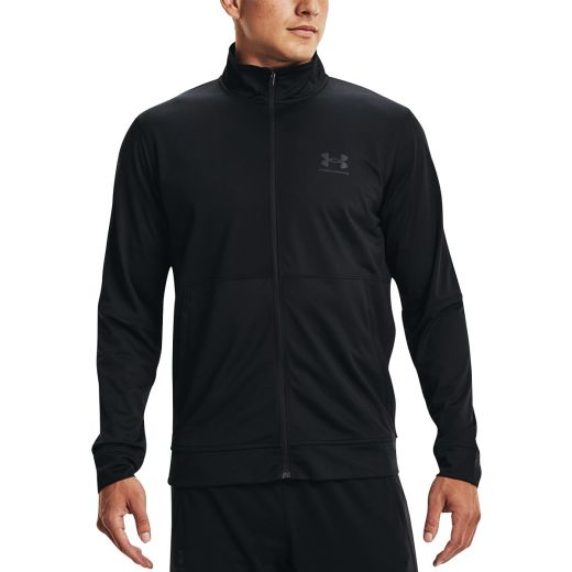 UNDER ARMOUR Pique Track Jacket All Black