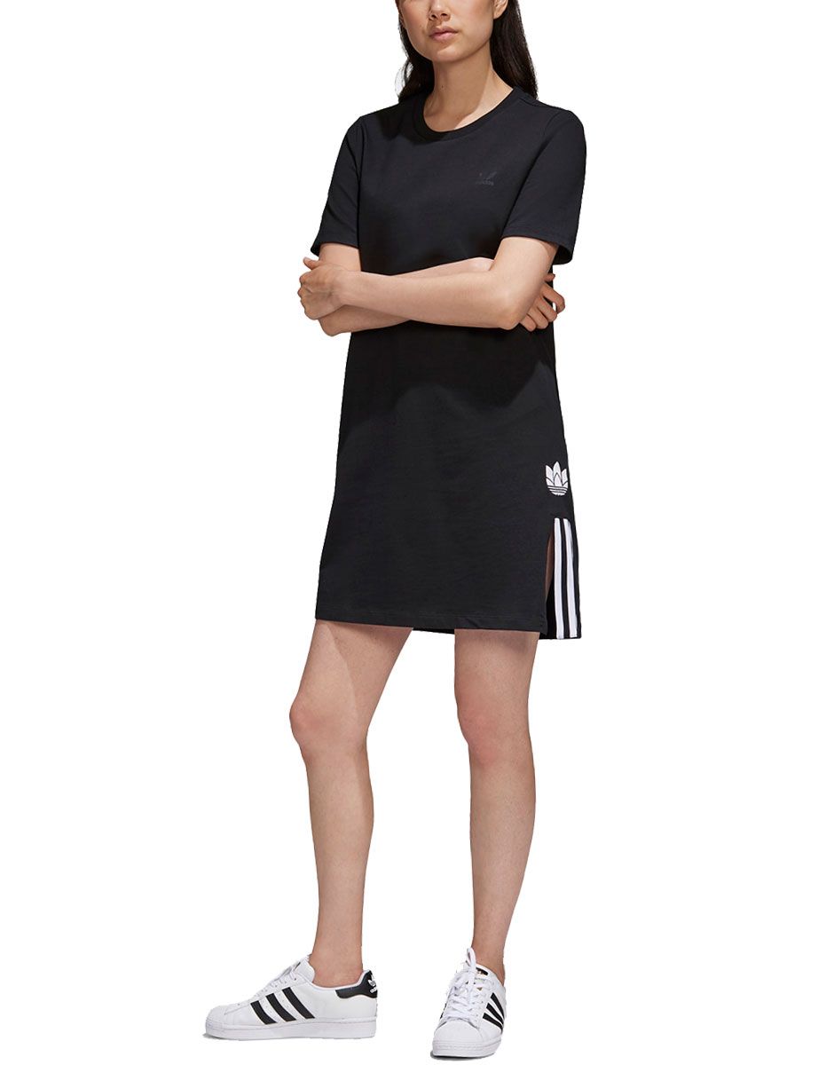 Adidas trefoil tee dress clearance
