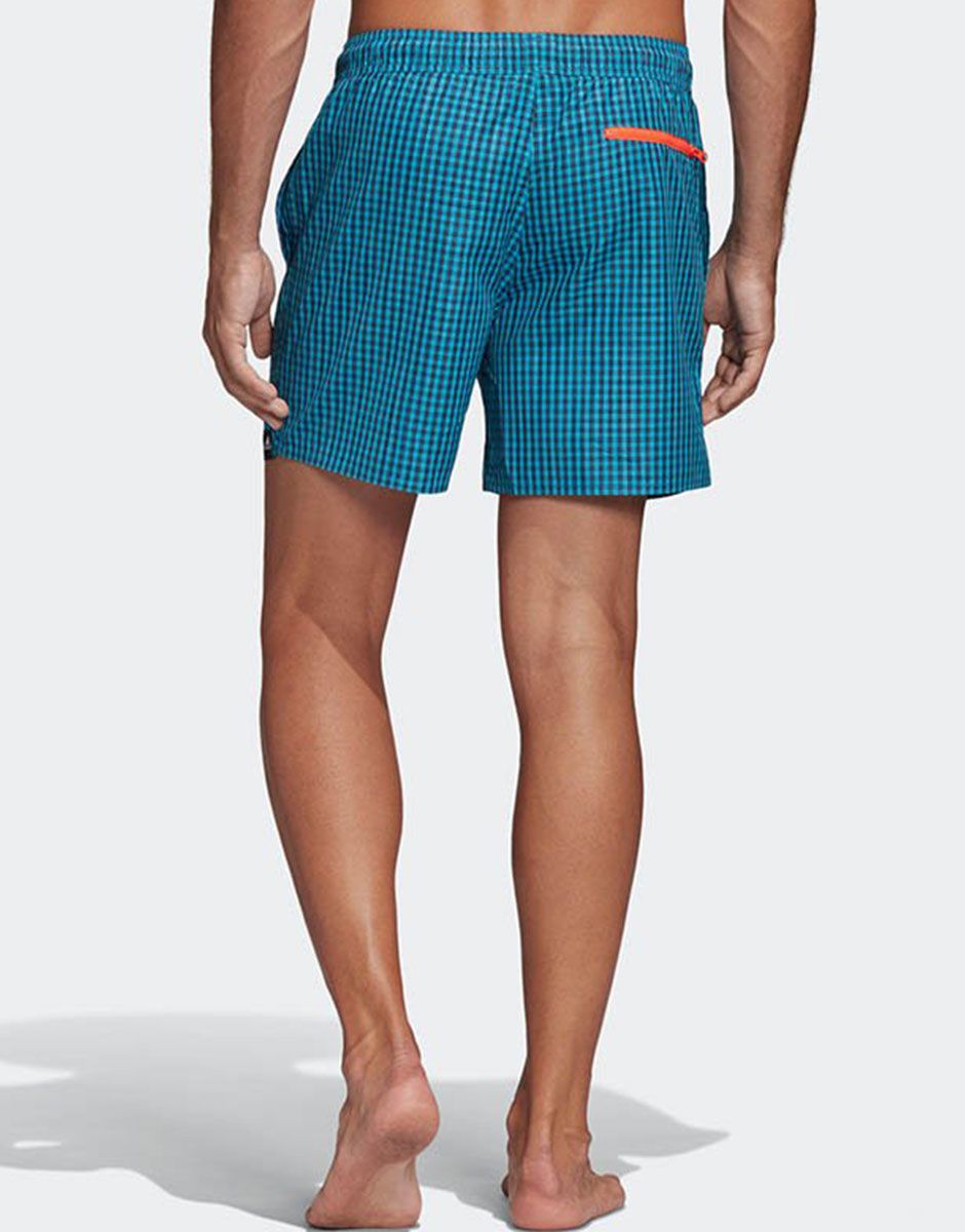 Adidas check swim shorts Clearance