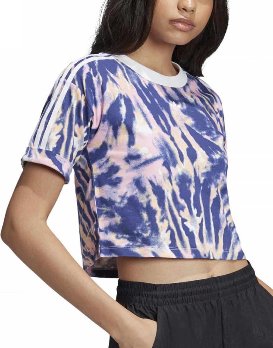 Adidas multicolor crop top clearance
