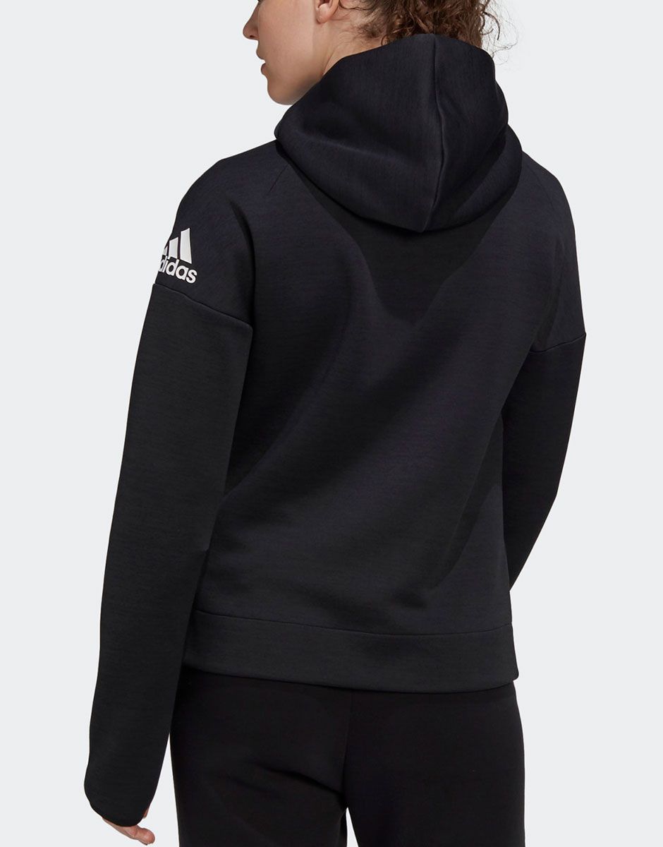 Black zip up hoodie adidas clearance