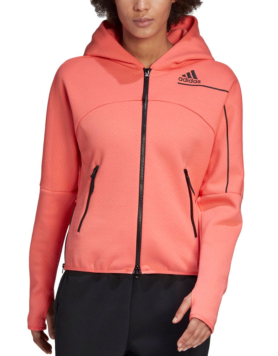 Womens adidas hoodie red Clearance